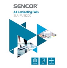 Laminating foil SENCOR SLA FA4B200 A4 200mic 100pcs