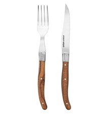 Set of steak knives with fork ORION