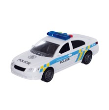 Children's police car on a flywheel TEDDIES with sound and light 15cm