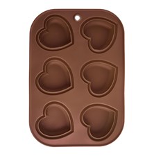 Mold for baking muffins ORION 30x20,5x2,5cm Brown