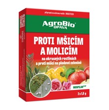 Přípravek proti mšicím a molicím AGROBIO PROTI (Mospilan) 20 SP 2x1,8g