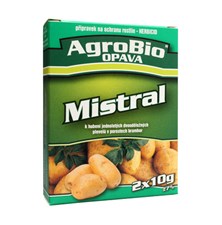Přípravek proti plevelům v bramborách AGROBIO Mistral 2x10g