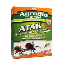 Sada proti klíšťatům a komárům AGROBIO Atak 200ml