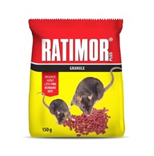Granule proti myším, krysám a potkanům AGROBIO Ratimor 150g