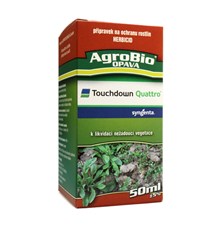 Přípravek proti jednoletým a víceletým plevelům AGROBIO Touchdown Quattro 50ml
