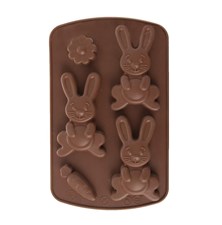 Mold for baking rabbit ORION 21x13,5x1,5cm Brown