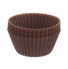 Mold for baking muffins ORION 2,5x5,5cm Brown