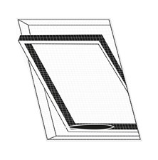 Insect net for roof window ORION 120x140cm White