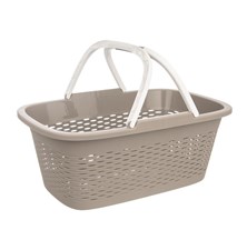 Laundry basket with handle ORION Loop 29l Grey
