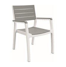 Garden chair KETER Harmony White/Light Grey