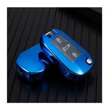 Key case Citroen C3/C4/C5/C6 Blue