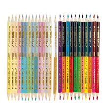 Crayons EASY Twin triangular double-sided 24pcs