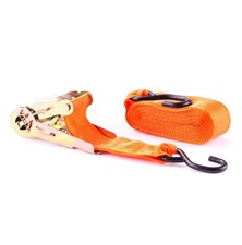 Clamping strap with ratchet and hooks LOBSTER 102556