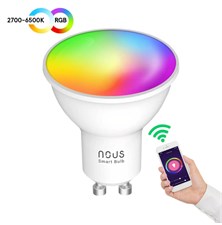 Smart LED bulb GU10 4,5W RGB NOUS P8 WiFi Tuya