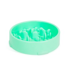 Bowl for dogs YUMMIE 60009GR for slow feeding - green