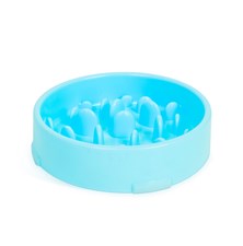 Bowl for dogs YUMMIE 60009BL for slow feeding - blue