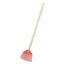 Rake FOCUS BABY coral with handle