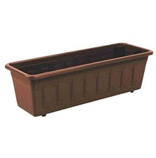 Self-watering box GARDEN FLOR brown 50cm