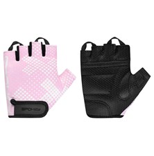 Cycling gloves SPOKEY SESTOLA women's pink size M