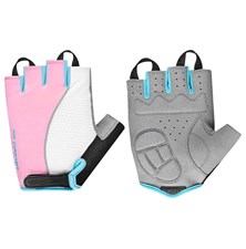 Cycling gloves SPOKEY PIACENZA women's pink-white size S