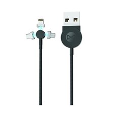Cable FOREVER Core USB 3in1 magnetic 1m Black
