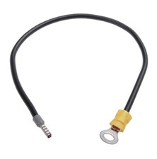 Propojovací DC kabel 4 mm2, 120 cm, očko M8 - dutinka