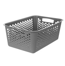 Basket ORION 36,5x25,5x14,5cm Grey