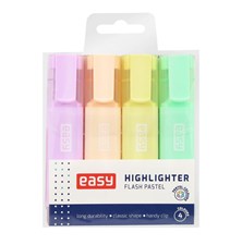 Highlighter EASY Flash Pastel 4pcs
