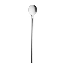 Set of cocktail spoons with straw and brush ORION 22x3cm