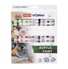 Acrylic paints EASY Creative 24 colors 12ml