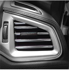 Moldings for car ventilation grill 4L 8140 silver