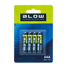 Battery AAA (LR03) alkaline BLOW Super Alkaline 4pcs / blister