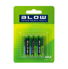 Batéria AAA (LR03) Zn-Cl BLOW Super Heavy Duty 4ks / blister