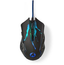 Wired mouse NEDIS GMWD210BK gaming