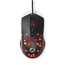 Wired mouse NEDIS GMWD410BK gaming