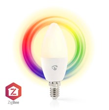 Smart LED žiarovka E14 4,9 W RGB NEDIS ZBLC10E14 ZigBee Tuya