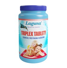 Multifunkčné tablety na chlórovú dezinfekciu bazénovej vody LAGUNA 3v1 Triplex 1kg