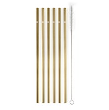 Straw G21 BeEco Classic 6pcs Gold