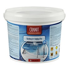 Multifunkční tablety pro chlorovou dezinfekci bazénové vody CRANIT Triplex 3v1 2,4kg