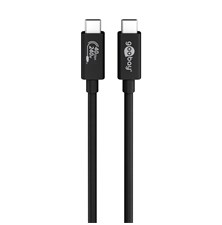 Cable GOOBAY 61716 USB-C/USB-C 0,7m Black