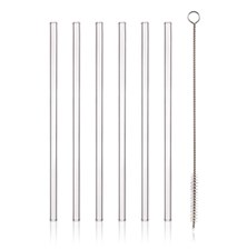 Glass straws BANQUET My Party 6 pcs