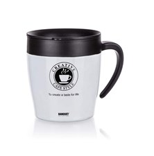 Thermal mug BANQUET Tazza White 0.33l