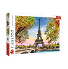 Puzzle TREFL romantická Paříž 500 dílků