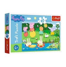 Puzzle TREFL Peppa Pig - Holiday entertainment 60 pieces