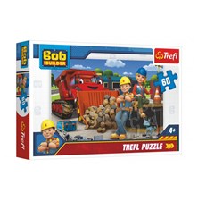Puzzle TREFL Bořek staviteľ - Bob a Wendy 60 dielikov