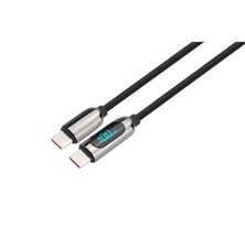 Kábel SOLIGHT SSC1802 USB-C/USB-C 2m Black
