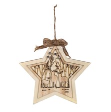Christmas decoration HOME DECOR star with reindeer