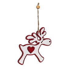 Christmas decoration HOME DECOR White reindeer