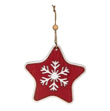 Christmas decoration HOME DECOR Red star