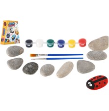 Children's creative game TEDDIES Painting on stones